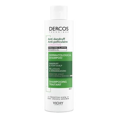 Vichy Dercos Anti-Dandruff and Anti-Itch Dermatological Shampoo for Normal to Oily Hair with Salicylic Acid, 200ml