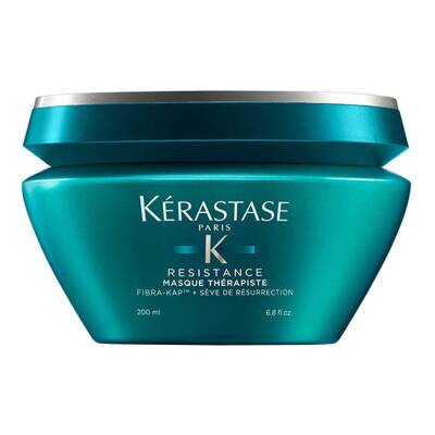Kérastase Resistance Strengthening & Healing Mask, For Over-Stressed & Very Damaged Hair, With Fibra-Kap 200ml