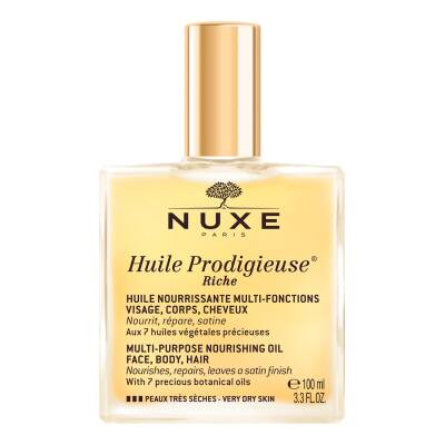 NUXE Huile Prodigieuse® Riche Multi-Purpose Dry Oil for Face, Body and Hair 100ml (3)