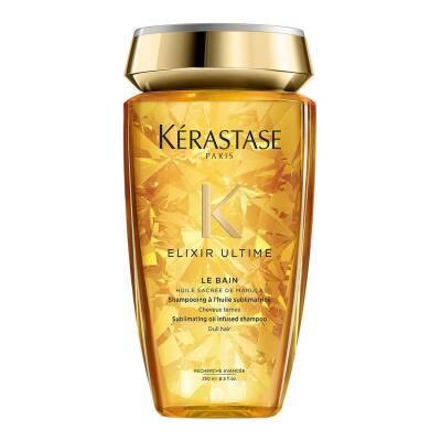 Kérastase Elixir Ultime, Oil-infused Shine Shampoo, For Dull Hair, With 5 Precious Oils, Elixir Ultime Bain, 250ml