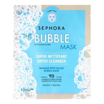 Sephora Collection The Bubble Mask - Super cleanser Le masque bulles (1 pc)
