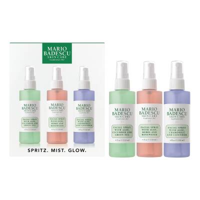 Mario Badescu Spritz. Mist. Glow Set