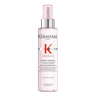 Kérastase Genesis, Nourishing  Blow-dry Spray Cream, For Weakened Hair, With Ginger Root, Defence Thermique, 150ml