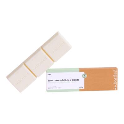 Unbottled Body Wash Bar with Rose & Shea pH balanced soap 110g