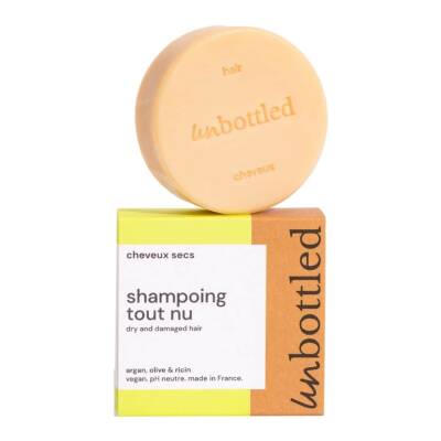 Unbottled Naked Solid Shampoo 75g
