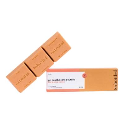 Unbottled Solid Shower Gel Apricot & Shea Butter 110g (2)