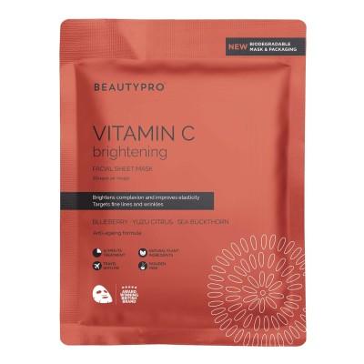 Beautypro Vitamin C Brightening Sheet Mask 22ml