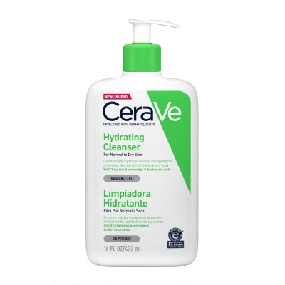 CeraVe Hydrating Cleanser with Hyaluronic Acid for Normal to Dry Skin 473ml