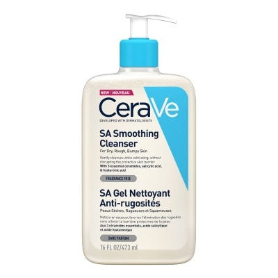CeraVe SA Smoothing Cleanser with Salicylic Acid for Dry, Rough & Bumpy Skin 236ml