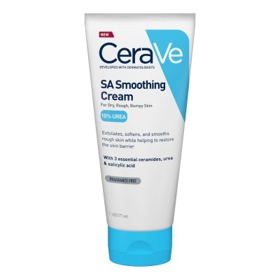 CeraVe SA Smoothing Cream Pot with Salicylic Acid for Dry, Rough & Bumpy Skin 340g