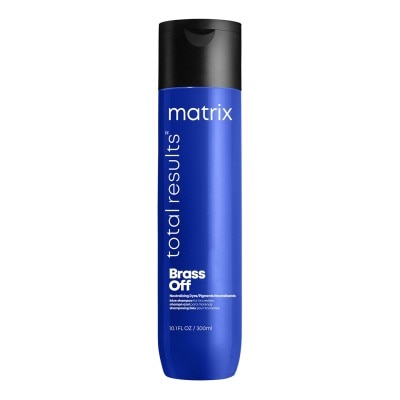 Matrix Brass Off Blue Shampoo Lightened Brunette Hair Total Results 300ml