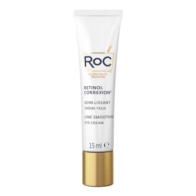 RoC Retinol Correxion Line Smoothing Eye Cream to Reduce Puffiness & Dark Circles,15ml