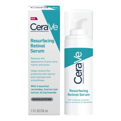 CeraVe Resurfacing Retinol Face Serum with Ceramides & Niacinamide for Blemish-Prone Skin 30ml