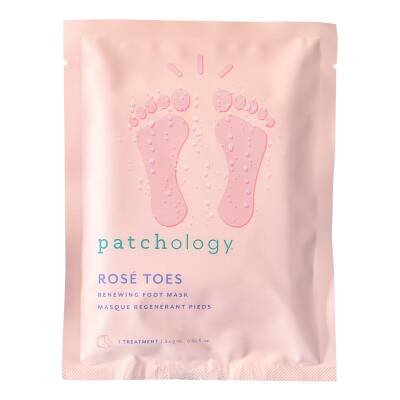 Patchology Rosé Toes Renewing Foot Mask 2 x 9ml (2)