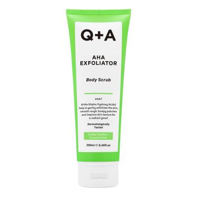 Q+A AHA Exfoliator Body Scrub 250ml