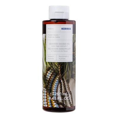 Korres Forest Cedar Shower Gel & Body Milk Set