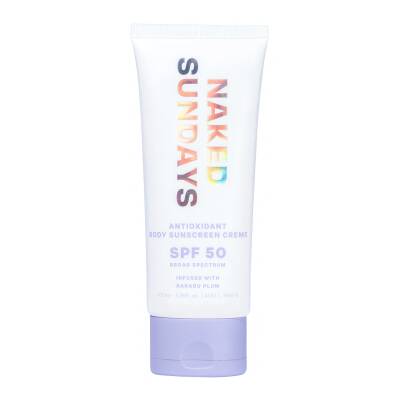 Naked Sundays Antioxidant Body Sunscreen Creme SPF50 100ml