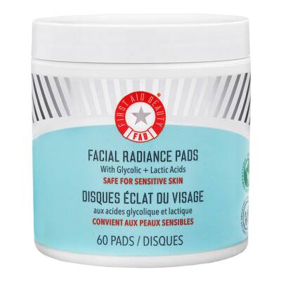 Brighten + Glow Facial Radiance Pads with Glycolic + Lactic Acids