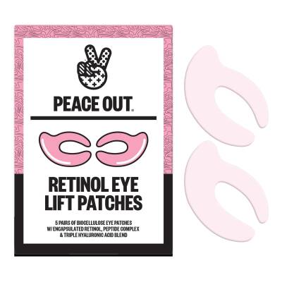 Peace out Retinol Eye Lift Patches - Biocellulos eye patches 5 pairs (2)