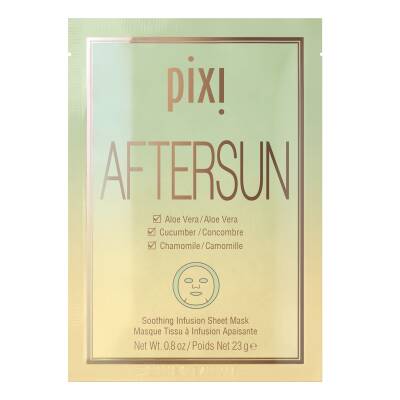 Pixi Aftersun Soothing Infusion Sheet Face Mask 3s
