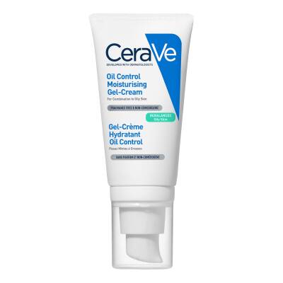 CeraVe Oil Control Moisturising Gel-Cream With Oil Absorbing Technology & Ceramides For Combination and Oily Skin 52ml