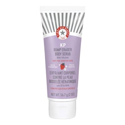 First Aid Beauty KP Bump Eraser Body Scrub 10% AHA - Fresh Strawberry 226g