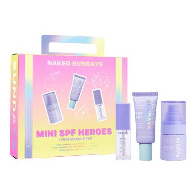 Naked Sundays Glow Getter Mini Kit Brush + 30ml + 15ml + 15ml