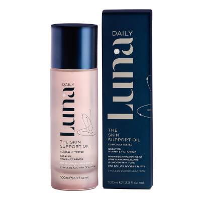 Luna Daily The Skin Support Oil Clinically Tested Body Oil For Stretch Marks Hyperpigmentation And Uneven Skin Texture 100ml