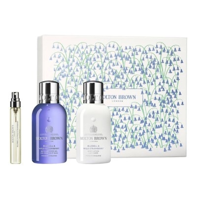Molton Brown Bluebell & Wild Strawberry Fragrance Layering Gift Set (2)