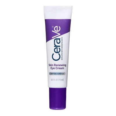 CeraVe Skin Renewing Eye Cream with Peptide Complex & Caffeine for Brighter, Smoother Eyes 15ml