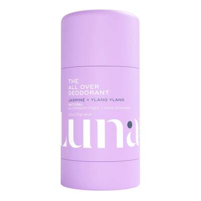Luna Daily The Hydrating All Over Deodorant Natural Non Staining Aluminium Free Body Deodorant Stick Fresh Cotton 70g