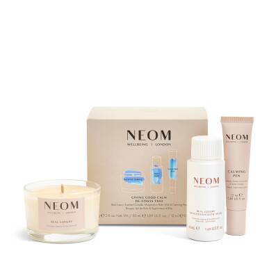 NEOM Wellbeing Giving Good Calm De-Stress Trio