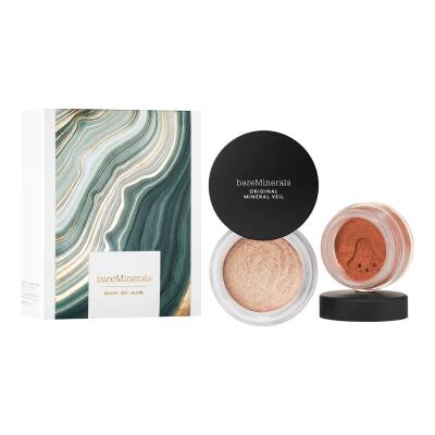 bareMinerals Complexion Heroes - Hydrate & Glow Primer & MINERAL VEIL Set Duo Hydrate & Glow, Original Translucent