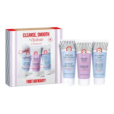 First Aid Beauty Cleanse, Smooth and Hydrate Best Sellers Set