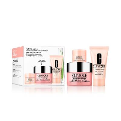 Clinique Hydration & Go, Hydration Meets Sun Protection Gift Set - With Moisture Surge™ SPF 25 Moisturiser