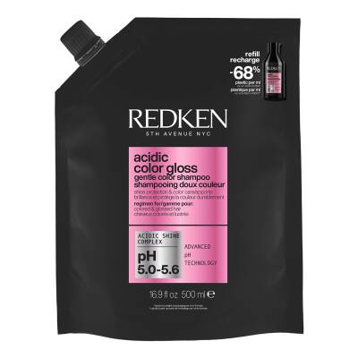 Redken Acidic Color Gloss Shampoo and Conditioner 300ml, Colour Protection Routine for Glass-Like Shine