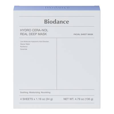 Biodance Hydro Cera-nol Real Deep Mask 4 Sheets x 1.19 oz (34g)