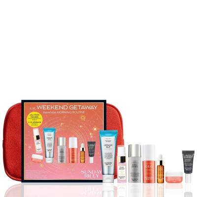 Sunday Riley A.M. Weekend Getaway - Travel Size Morning Routine Kit