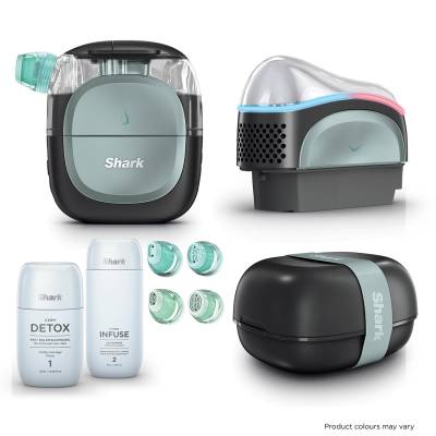 Shark Beauty FacialPro Glow + DePuffi at home facial Spa Purple (3)