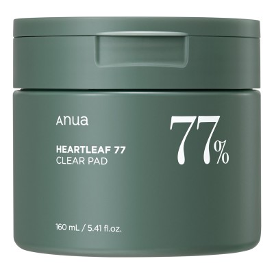 Heartleaf 77% Clear Pad 160Ml (70Ea)