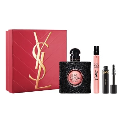 Yves Saint Laurent Black Opium Eau De Parfum Set 50 ml + 10ml + Mini Lash Clash (16)