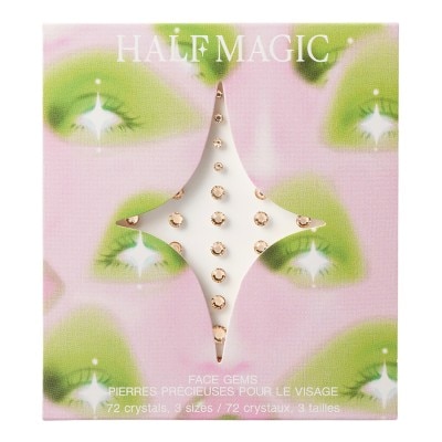Half Magic Beauty Self-Adhesive Face Gems - Iridescent Sparkle 72 crystals / 3 sizes