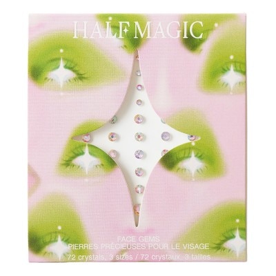 Half Magic Beauty Self-Adhesive Face Gems - Iridescent Sparkle 72 crystals / 3 sizes (3)