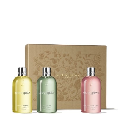 Molton Brown Floral & Green Body Care Collection 300ml + 300ml + 300ml (3)