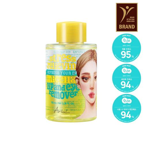 Ariul Stress Relieving Purefull Lip and Eye Remover Pad 30 Sheets x 2-Pack