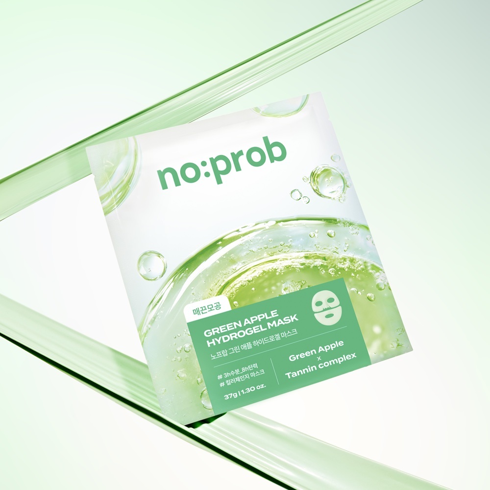 NoProb Green Apple Hydrogel Mask Sheet 5ea