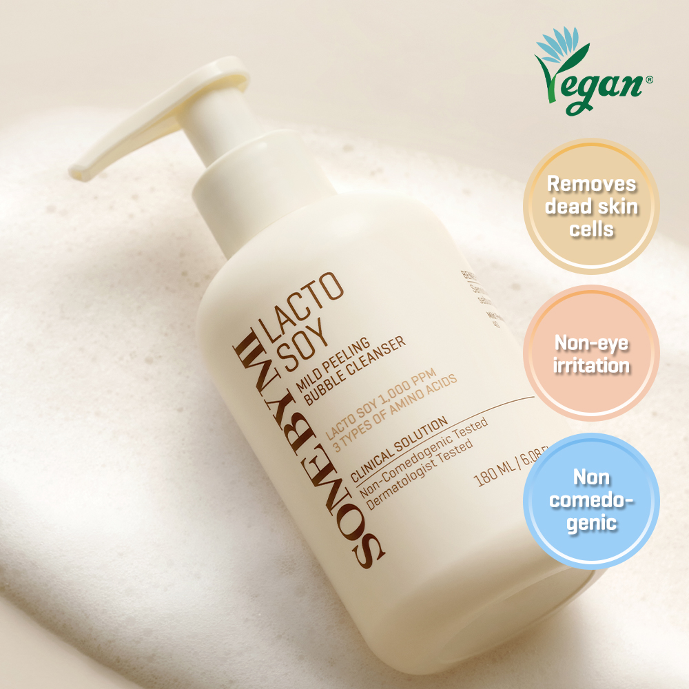 SOME BY MI Lacto Soy Mild Peeling Bubble Cleaser 180ml