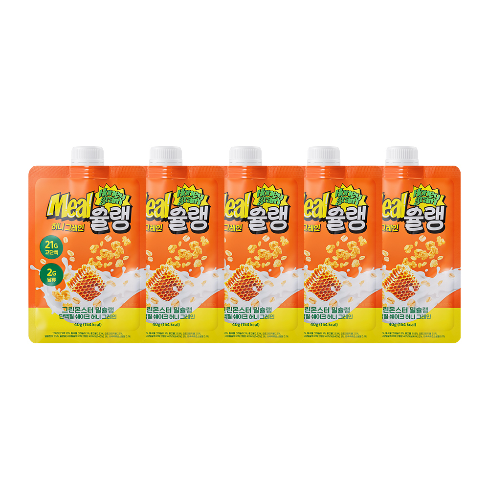 MealCHELIN Protein Shake #Honey Grain 5 Pouch