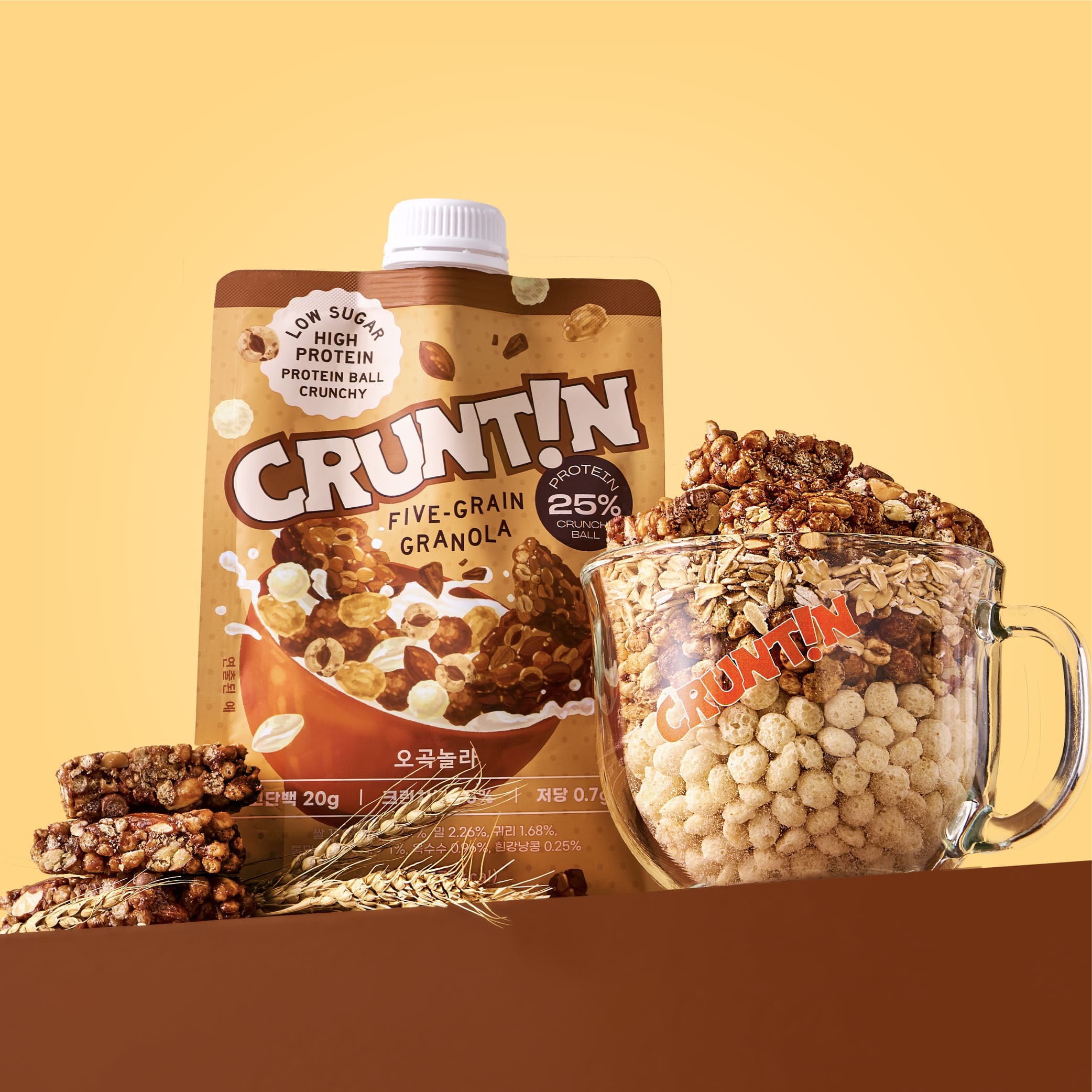 CRUNTIN Protein Shake #Five-Grain Granola 50g