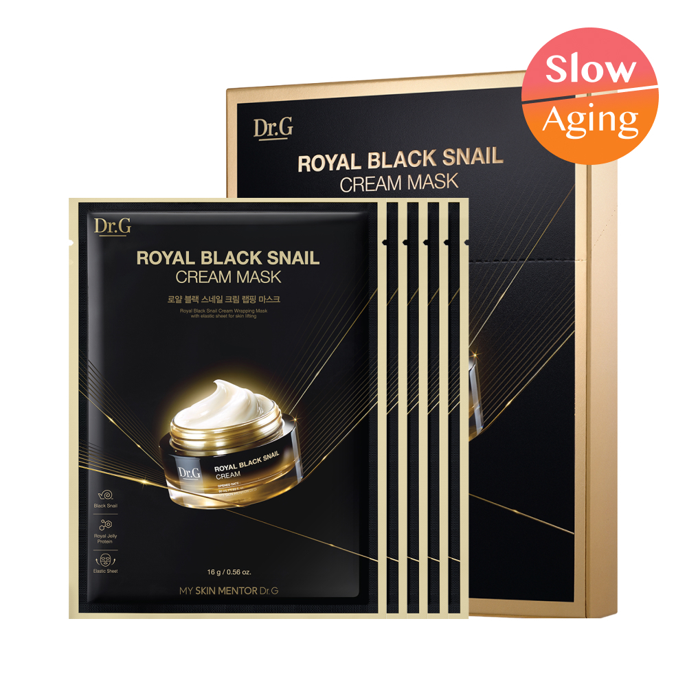 Dr.G Royal Black Snail Cream Mask Sheet 5 Sheets (2)
